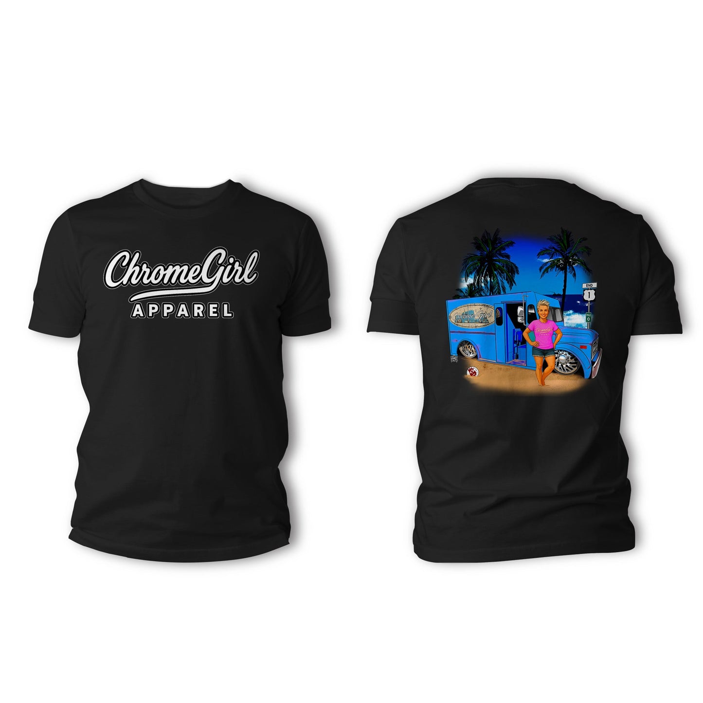 Chrome Girl Beach Vibes Shirts and Hoodies