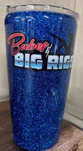 Babes and Big Rigs Logo Thermos Cup