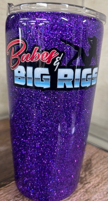 Babes and Big Rigs Logo Thermos Cup