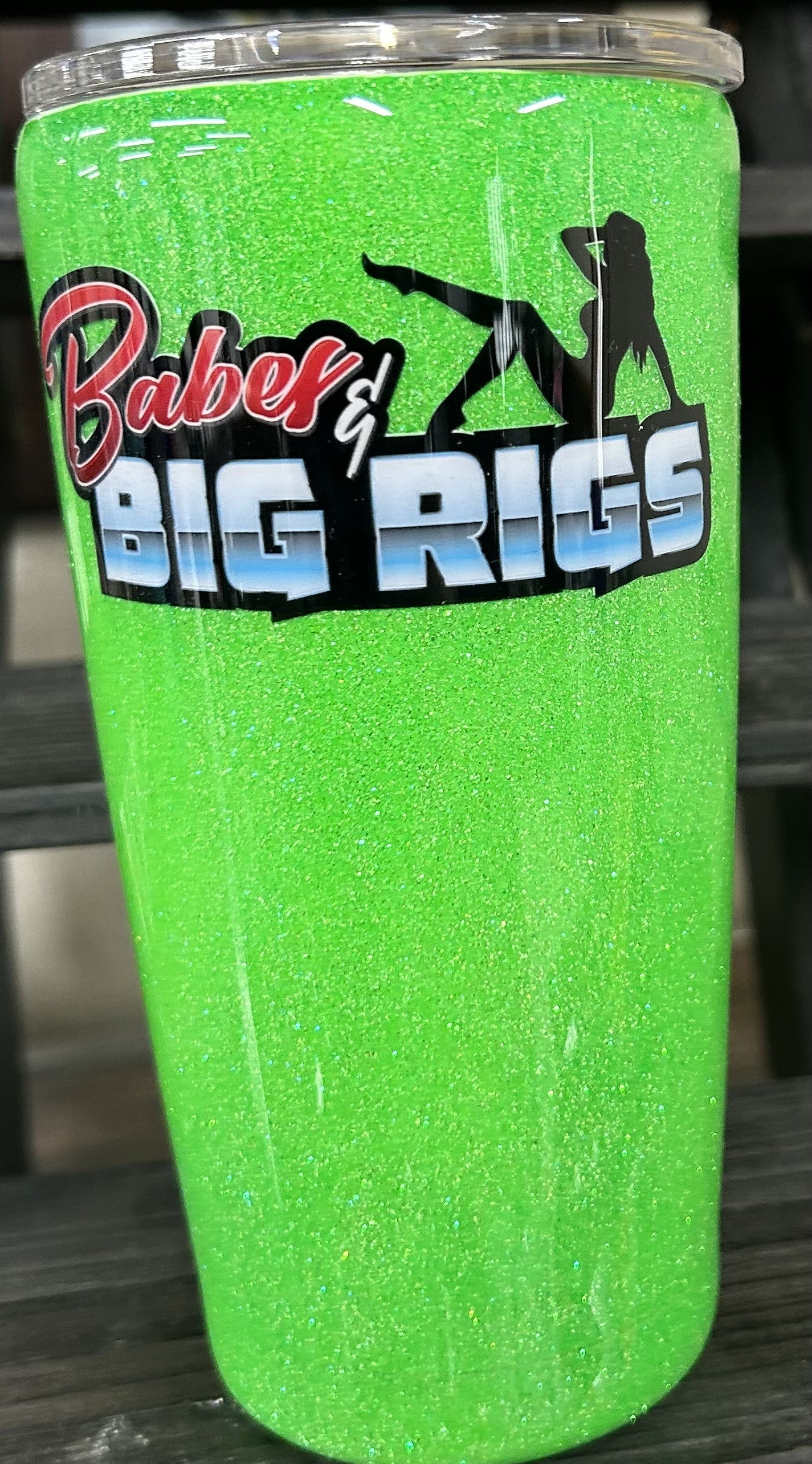 Babes and Big Rigs Logo Thermos Cup