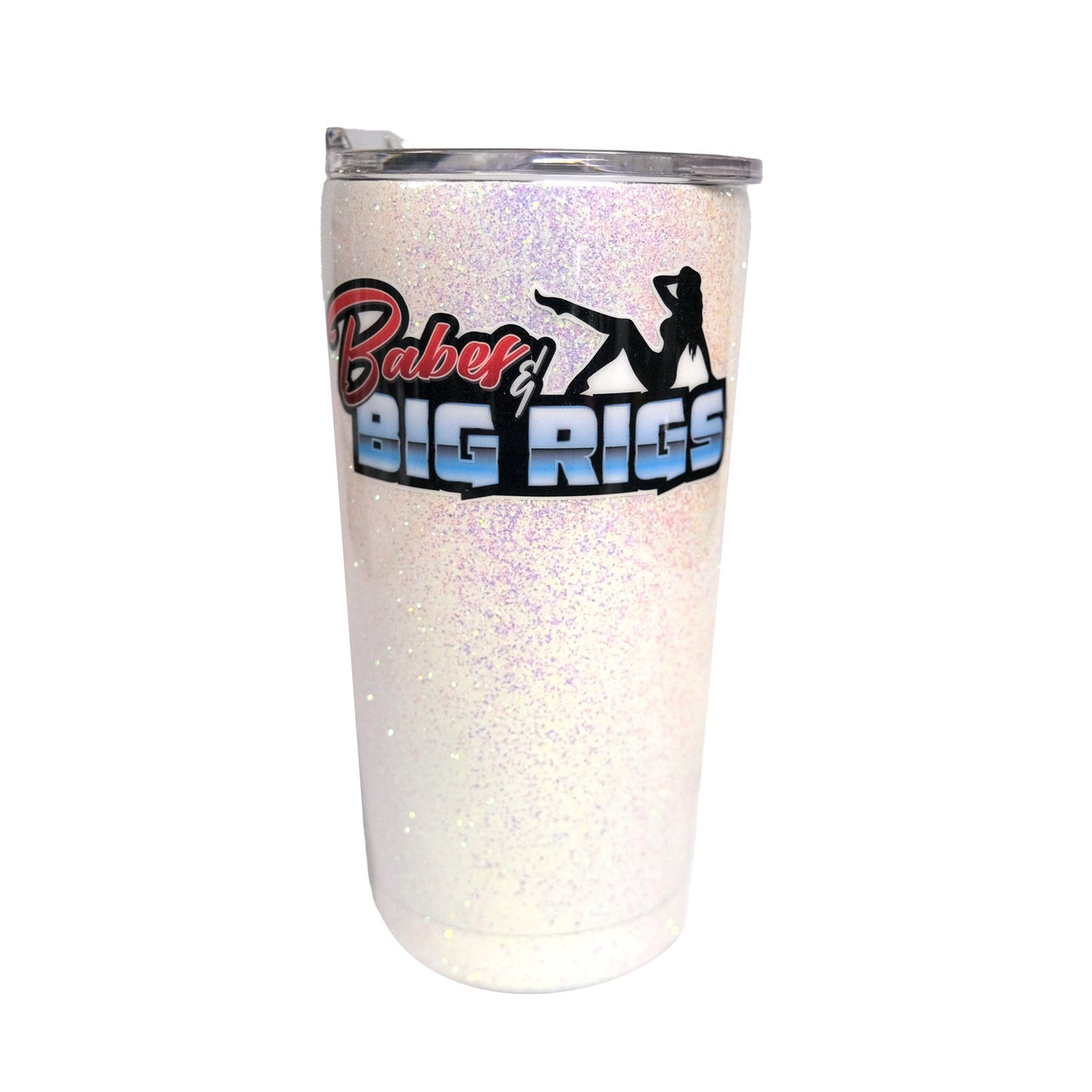 Babes and Big Rigs Logo Thermos Cup