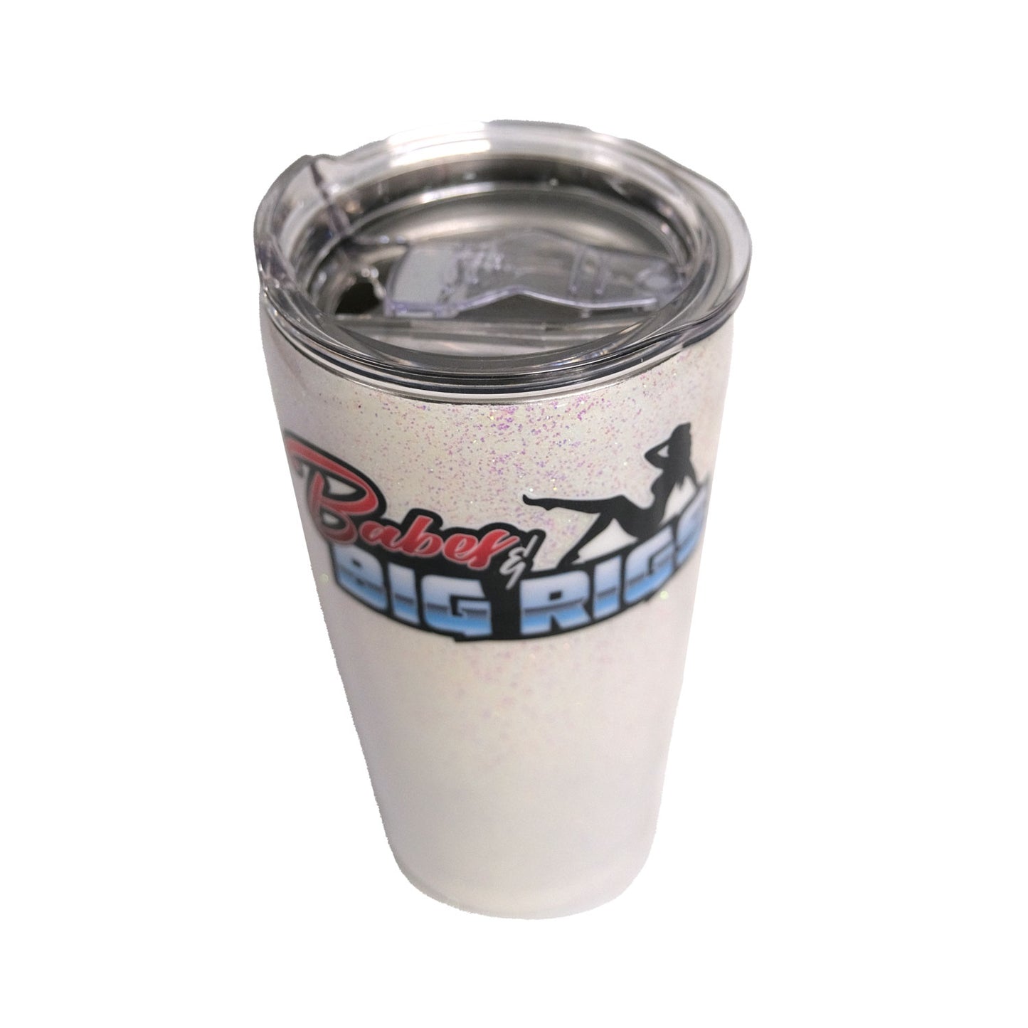 Babes and Big Rigs Logo Thermos Cup