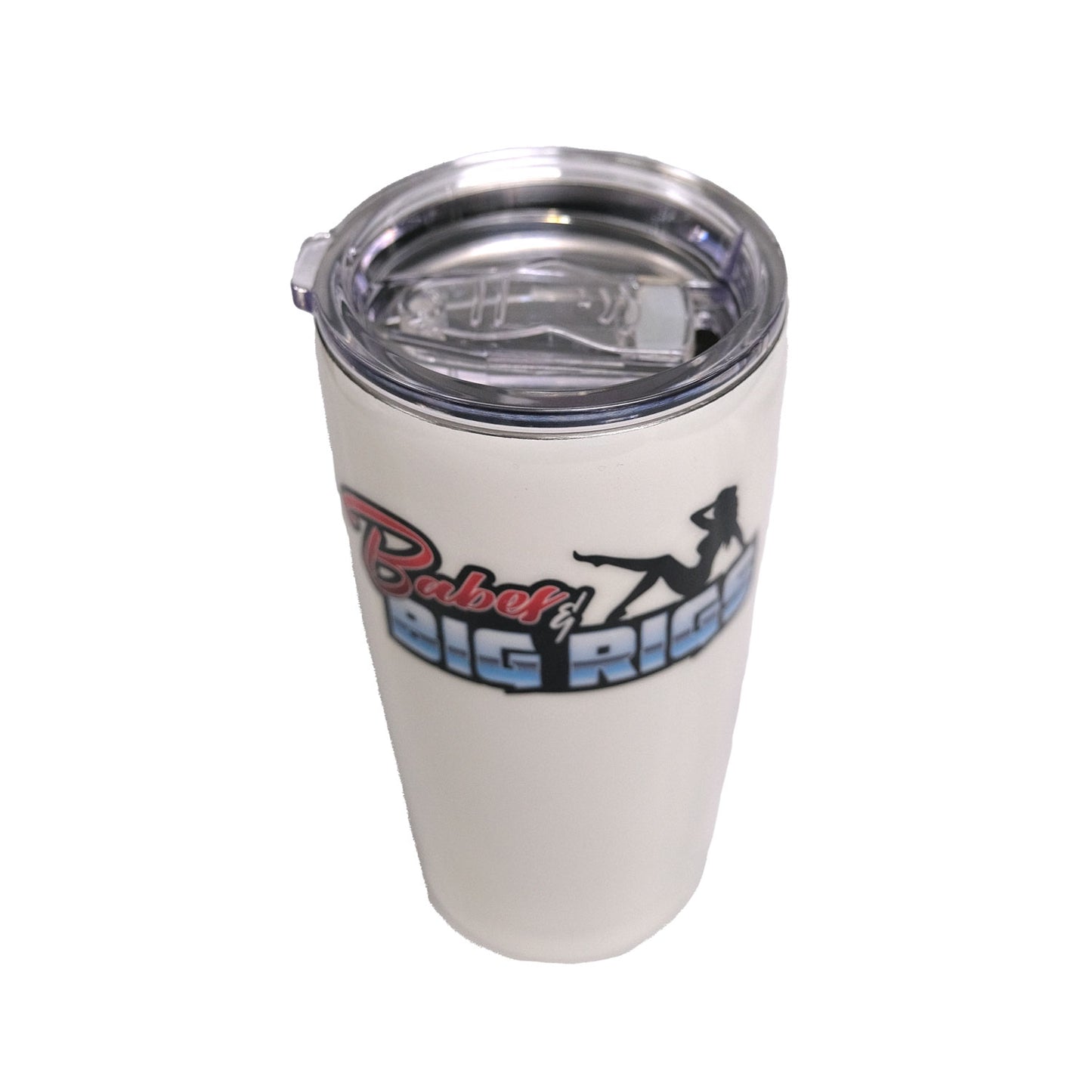 Babes and Big Rigs Logo Thermos Cup