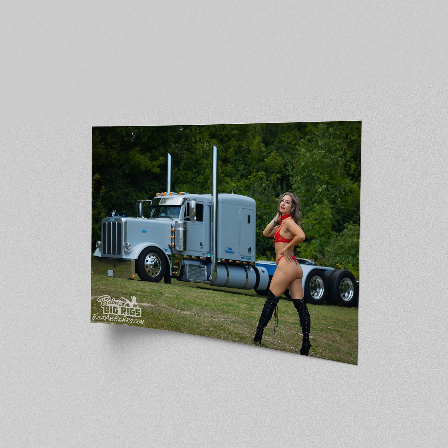 Babes and Big Rigs Poster Prints