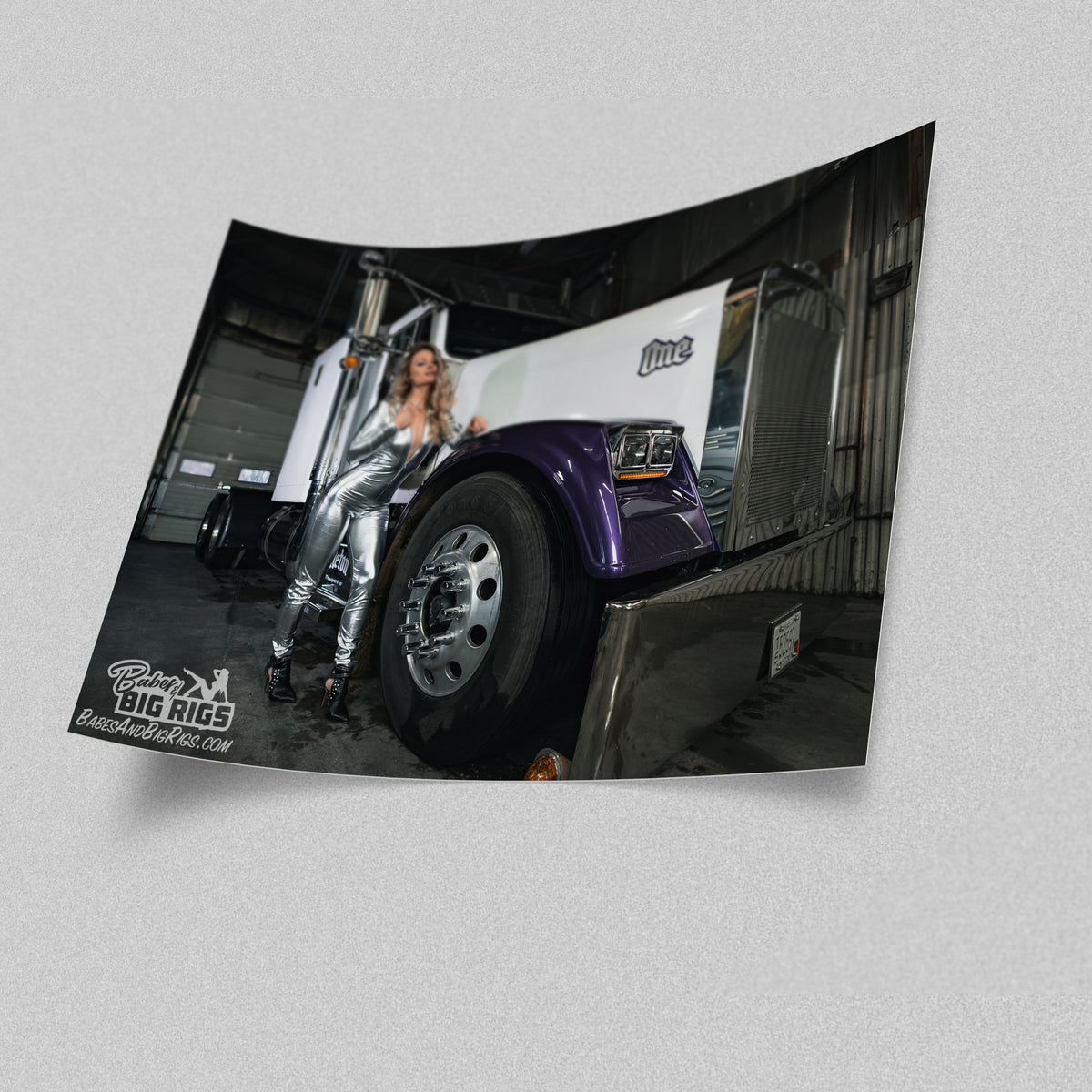 Babes and Big Rigs Poster Prints