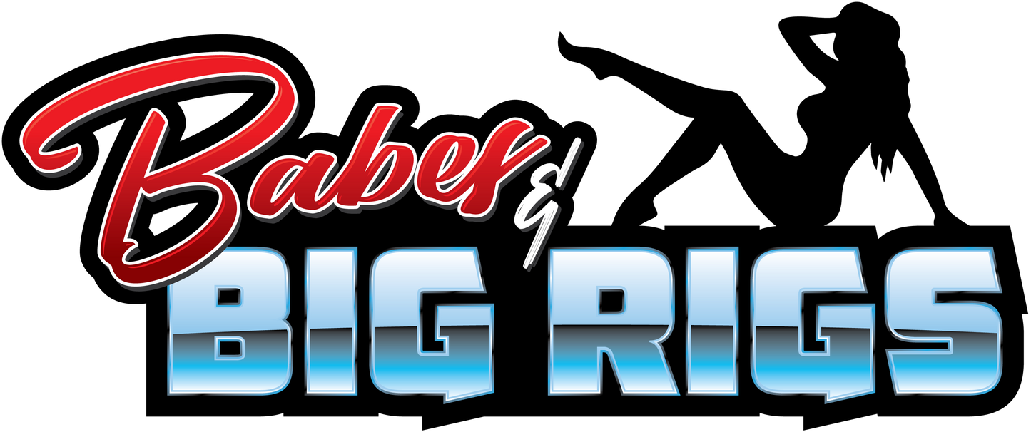 Babes and Big Rigs Vinyl Stickers