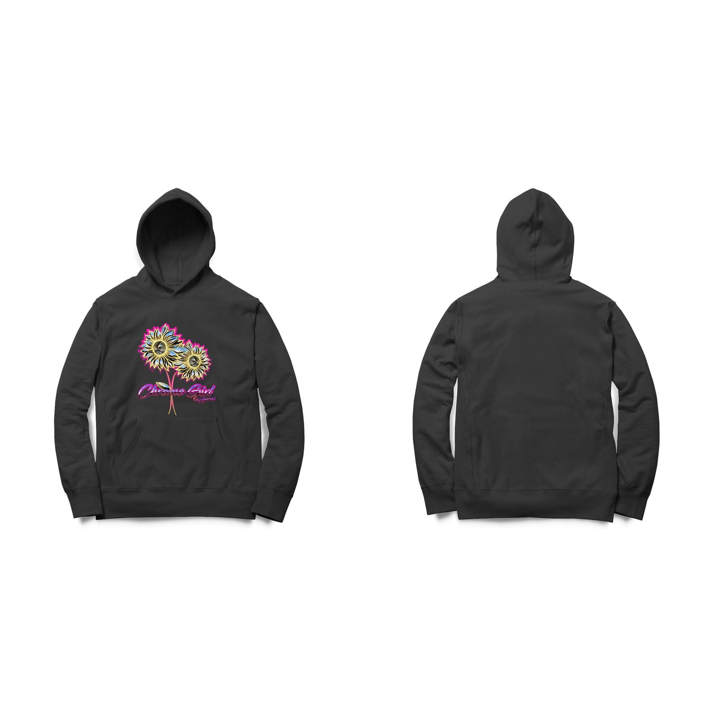 Flower Chrome Girl Shirts and Hoodies