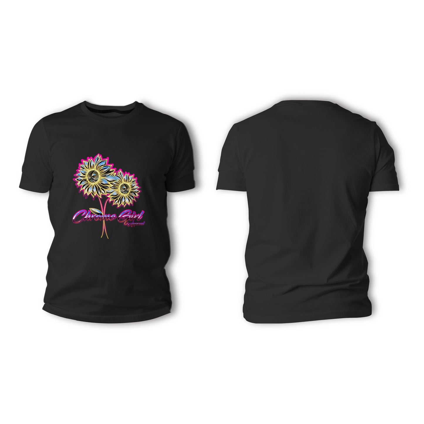 Flower Chrome Girl Shirts and Hoodies