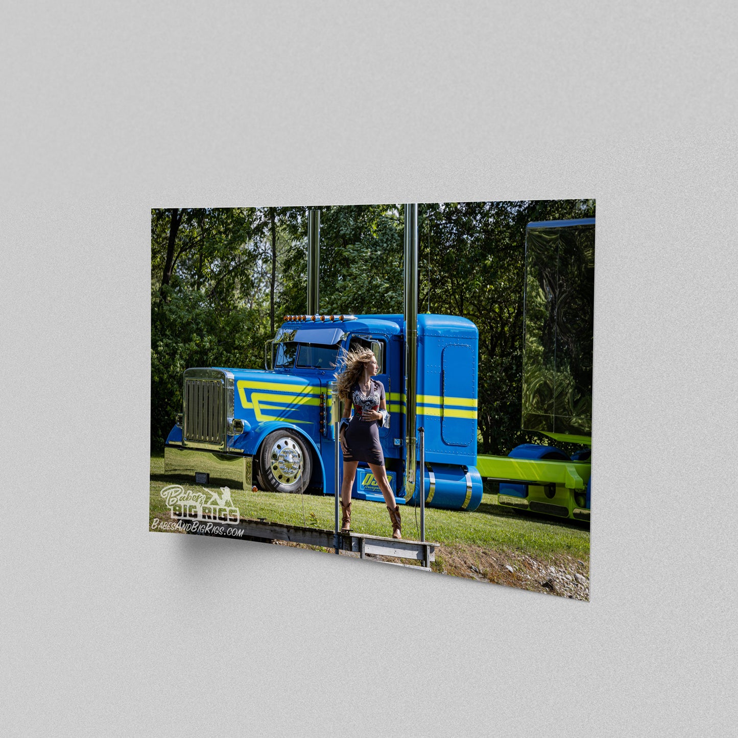 Babes and Big Rigs Poster Prints