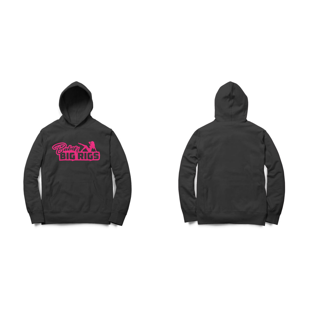 Babes and Big Rigs Pink Logo Shirts and Hoodies