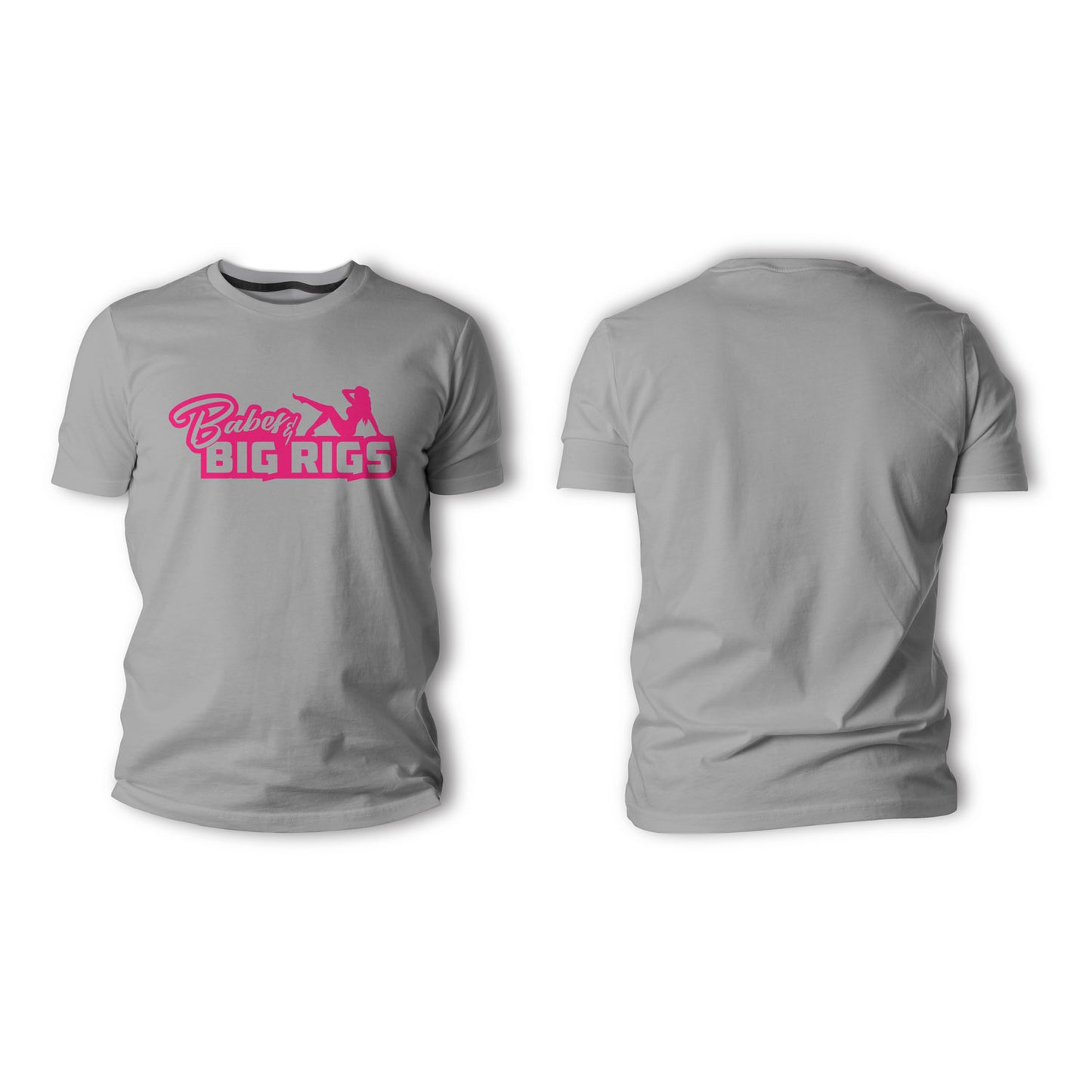 Babes and Big Rigs Pink Logo Shirts and Hoodies