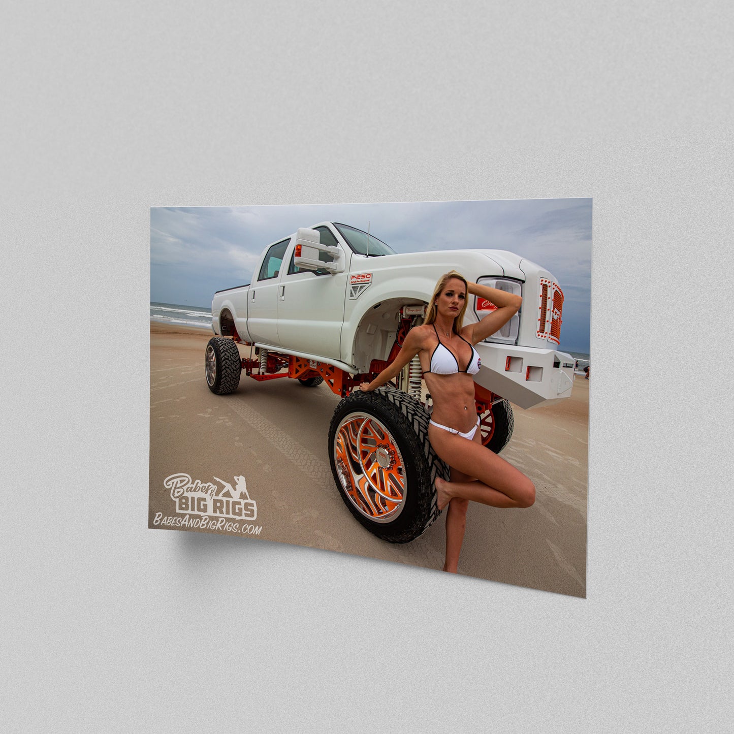 Babes and Big Rigs Poster Prints