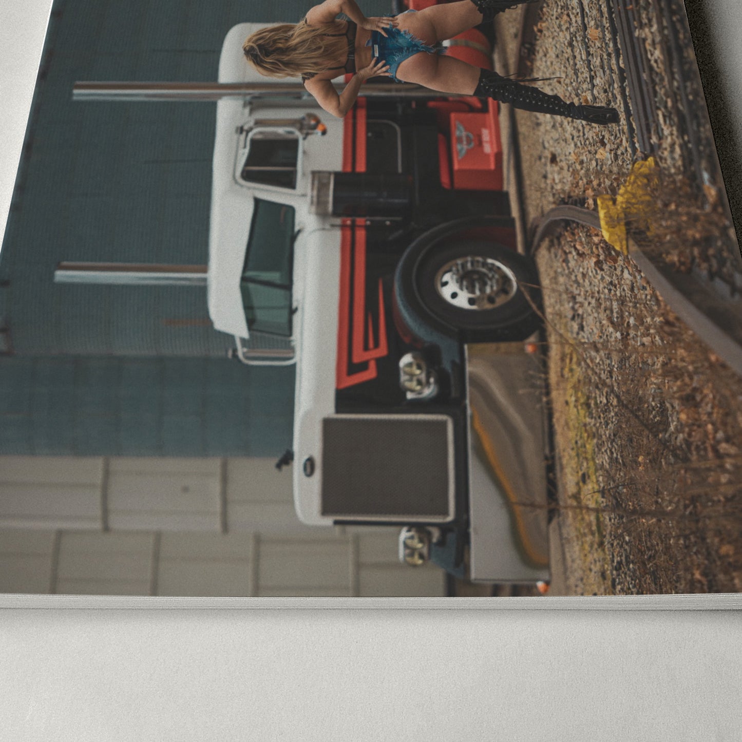 Babes and Big Rigs Poster Prints