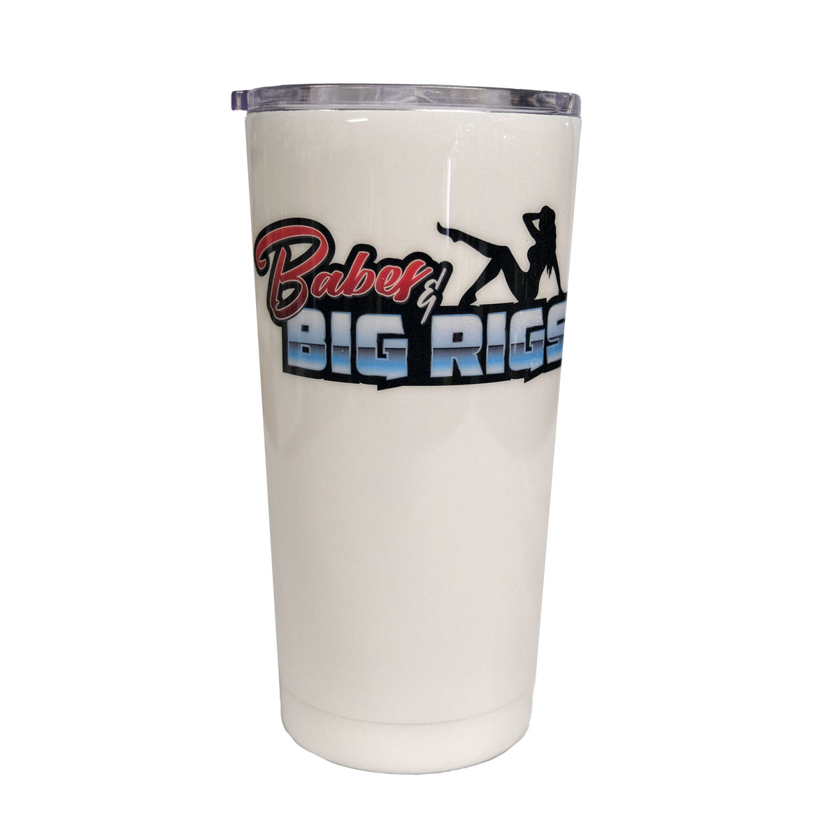 Babes and Big Rigs Logo Thermos Cup