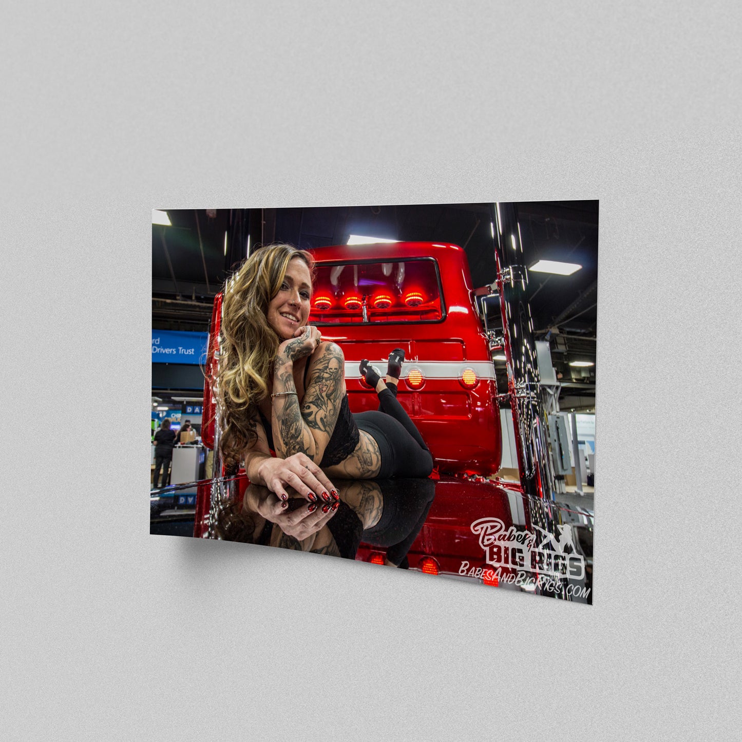 Babes and Big Rigs Poster Prints