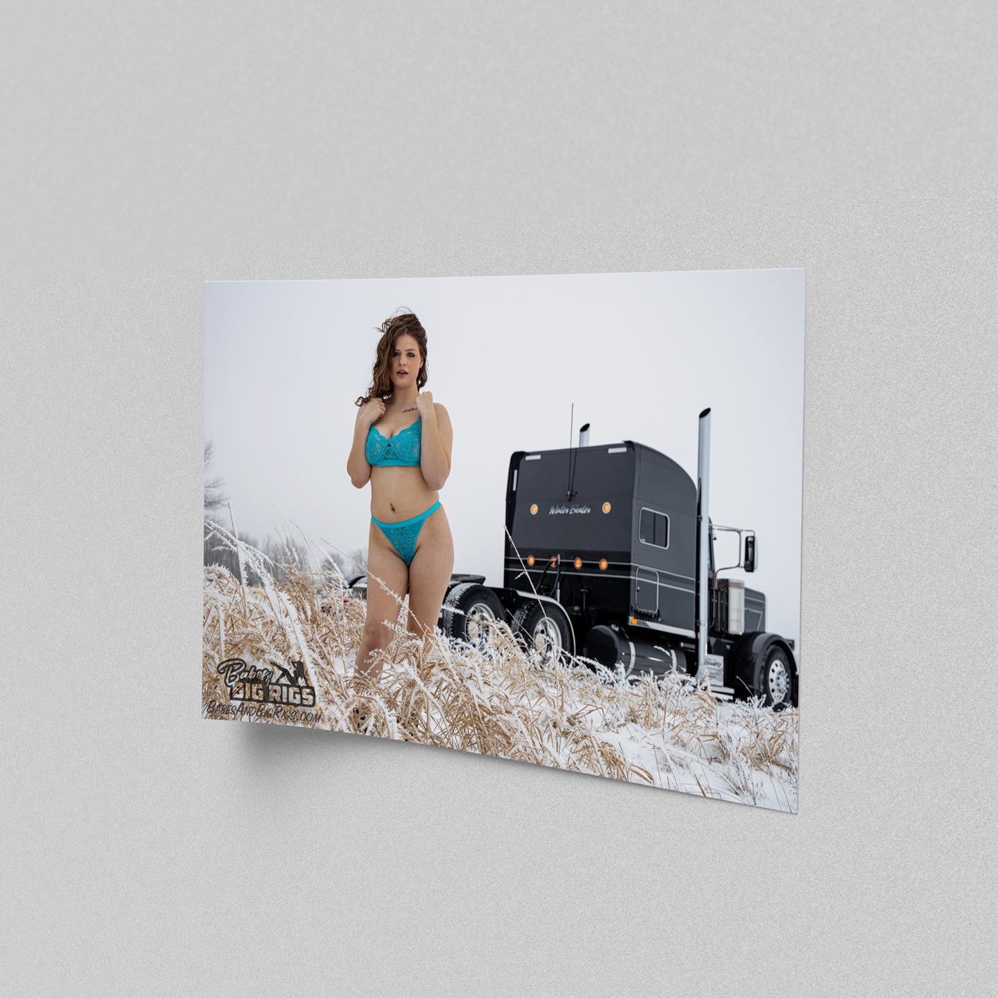 Babes and Big Rigs Poster Prints